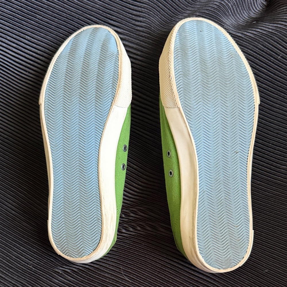 SeaVees Monterey Cactus Green Sneakers with White Accents 8.5 - Picture 5 of 12